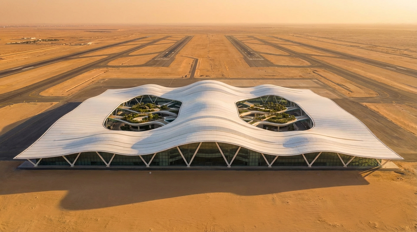 Al Maktoum International Airport rendering